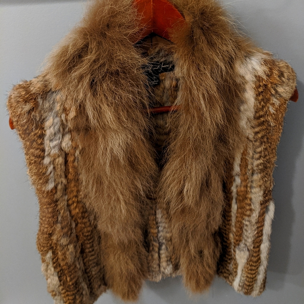 Elizabet and James rabbit vest